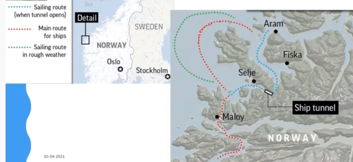 norway's cruise ship tunnel plan